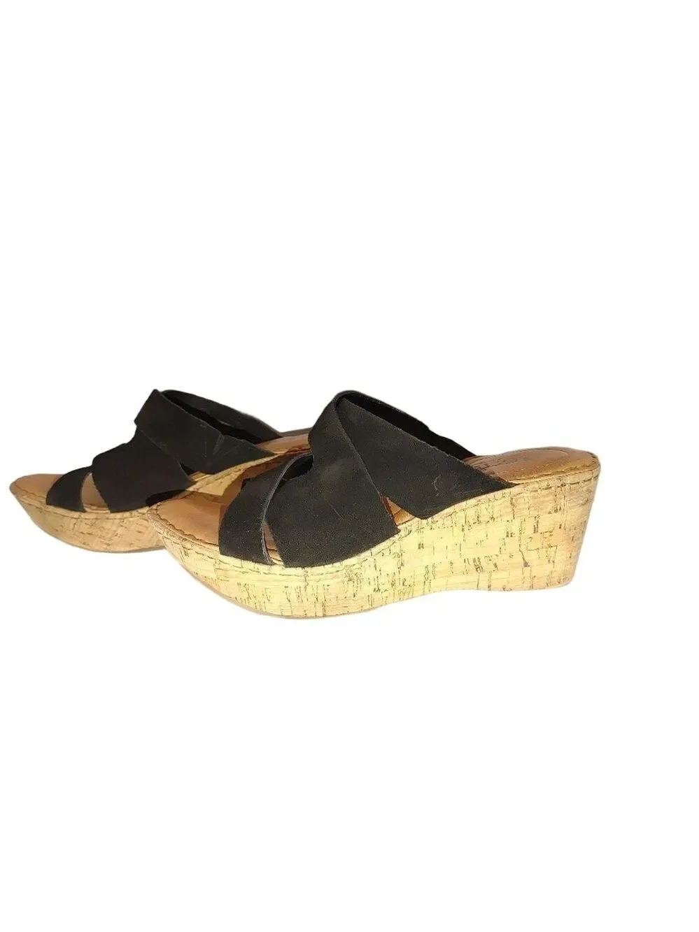 Born Rosa Wedge Slides Size 8M